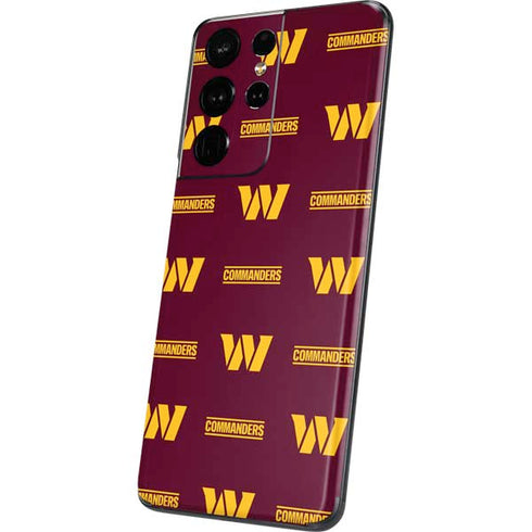 NFL Washington Commanders Blitz Series Galaxy S21 Ultra 5G Skin