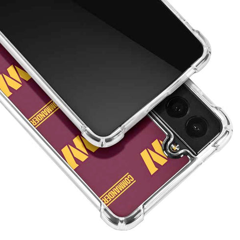 NFL Washington Commanders Blitz Series Galaxy S22 Clear Case