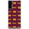 NFL Washington Commanders Blitz Series Galaxy S22 Plus Clear Case