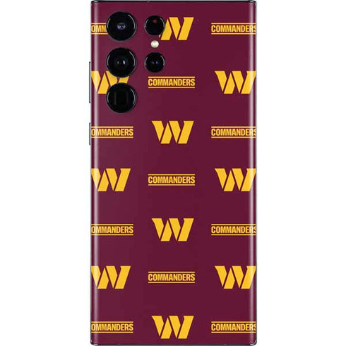 NFL Washington Commanders Blitz Series Galaxy S22 Ultra Skin
