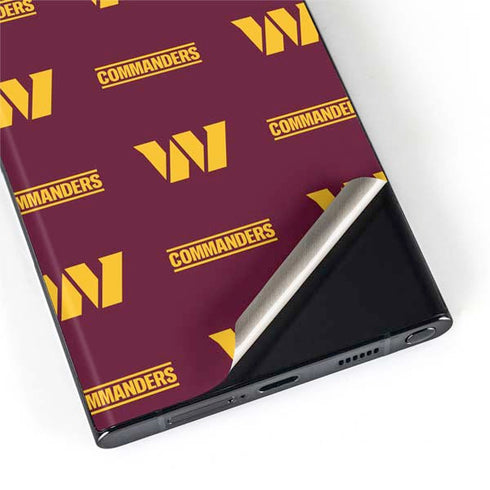 NFL Washington Commanders Blitz Series Galaxy S22 Ultra Skin