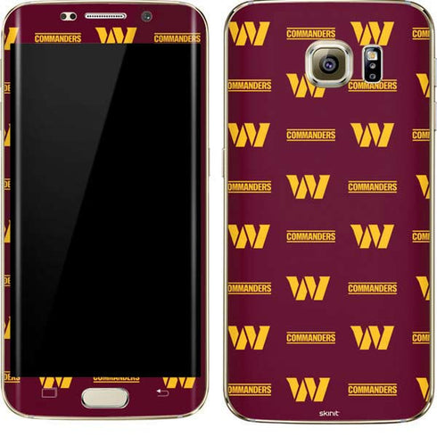 NFL Washington Commanders Blitz Series Galaxy S7 Edge Skin