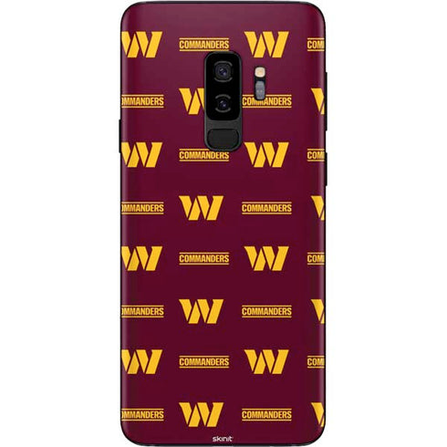 NFL Washington Commanders Blitz Series Galaxy S9 Plus Skin