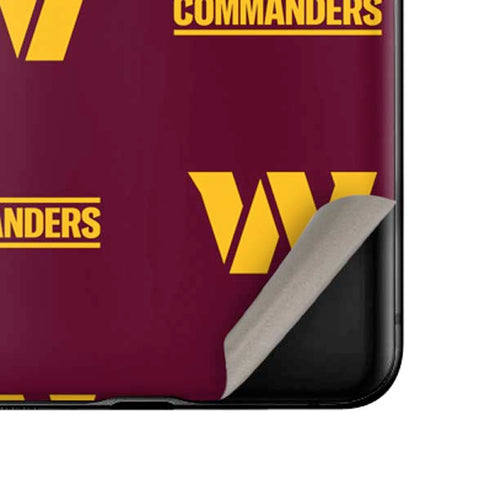 NFL Washington Commanders Blitz Series Galaxy Z Flip Skin