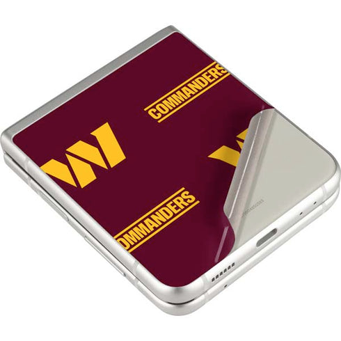 NFL Washington Commanders Blitz Series Galaxy Z Flip3 5G Skin