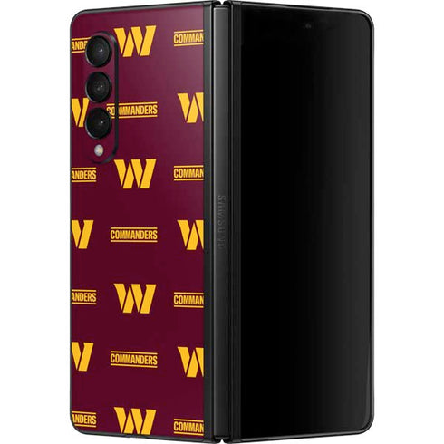 NFL Washington Commanders Blitz Series Galaxy Z Fold3 5G Skin