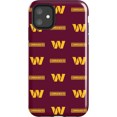 NFL Washington Commanders Blitz Series iPhone 11 Impact Case