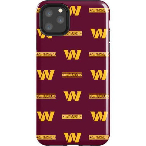 NFL Washington Commanders Blitz Series iPhone 11 Pro Max Impact Case