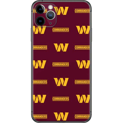 NFL Washington Commanders Blitz Series iPhone 11 Pro Max Skin