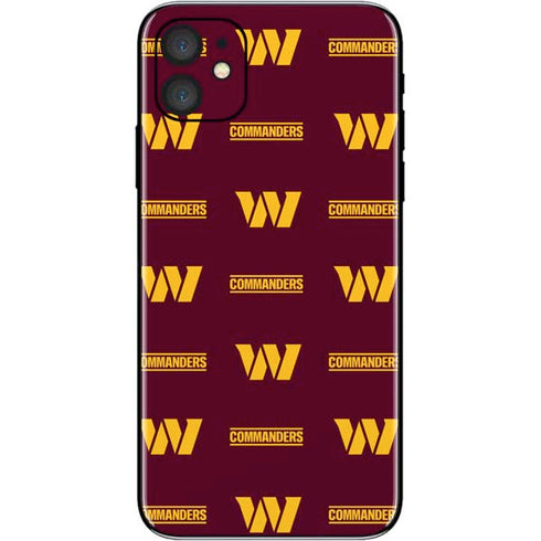 NFL Washington Commanders Blitz Series iPhone 11 Skin