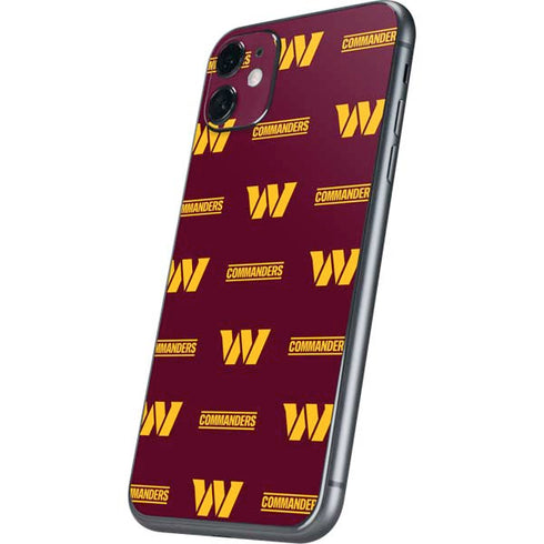 NFL Washington Commanders Blitz Series iPhone 11 Skin