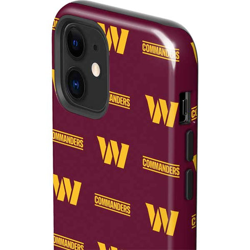 NFL Washington Commanders Blitz Series iPhone 12 Impact Case