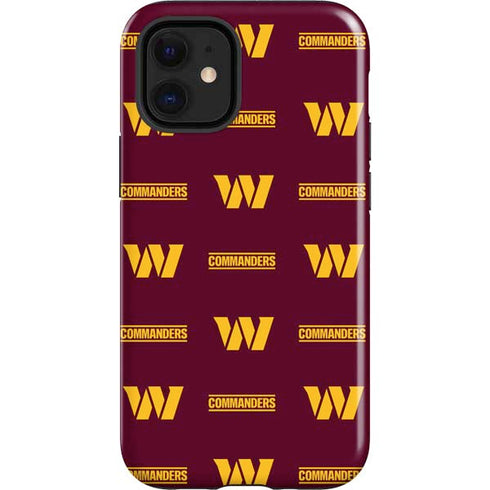 NFL Washington Commanders Blitz Series iPhone 12 Mini Impact Case