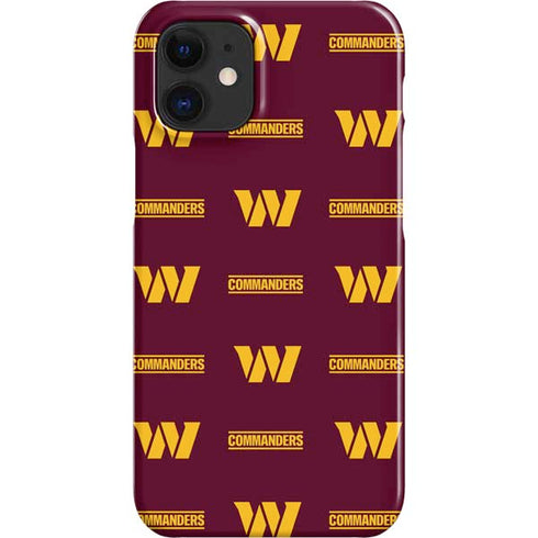 NFL Washington Commanders Blitz Series iPhone 12 Mini Lite Case