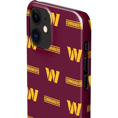 NFL Washington Commanders Blitz Series iPhone 12 Mini Lite Case