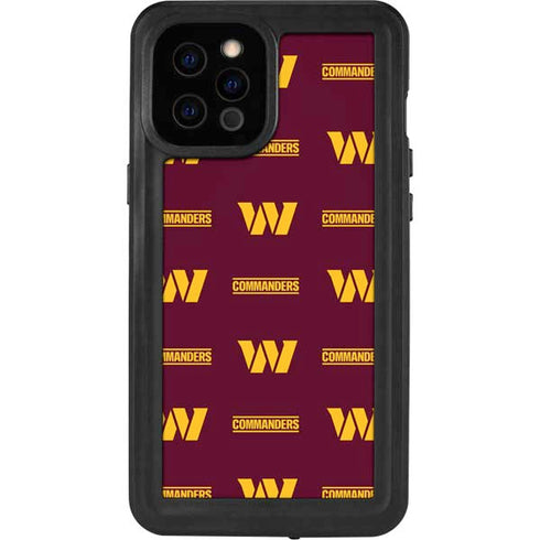 NFL Washington Commanders Blitz Series iPhone 12 Pro Max Waterproof Case