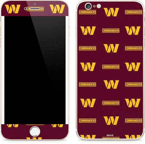 NFL Washington Commanders Blitz Series iPhone 6/6s Plus Skin