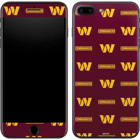 NFL Washington Commanders Blitz Series iPhone 8 Plus Skin