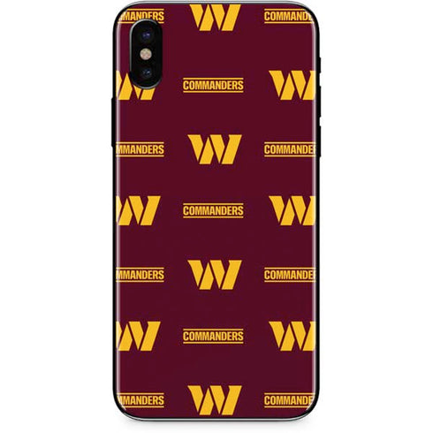 NFL Washington Commanders Blitz Series iPhone X Skin