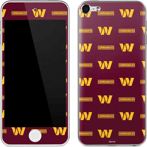 NFL Washington Commanders Blitz Series Apple iPod Skin