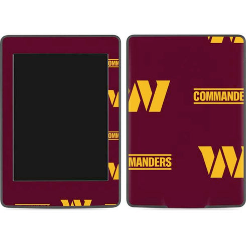NFL Washington Commanders Blitz Series Amazon Kindle Skin