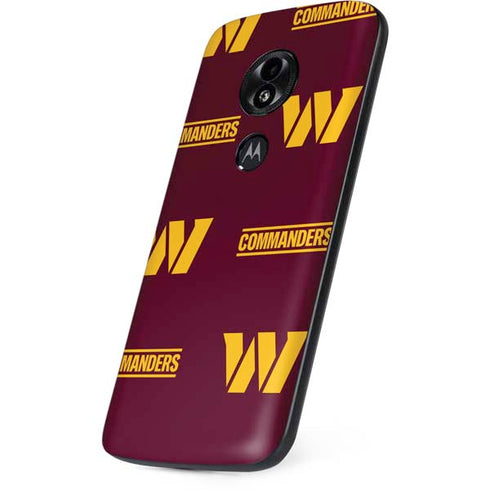 NFL Washington Commanders Blitz Series Moto E5 Play Skin