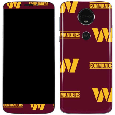 NFL Washington Commanders Blitz Series Moto E5 Plus Skin