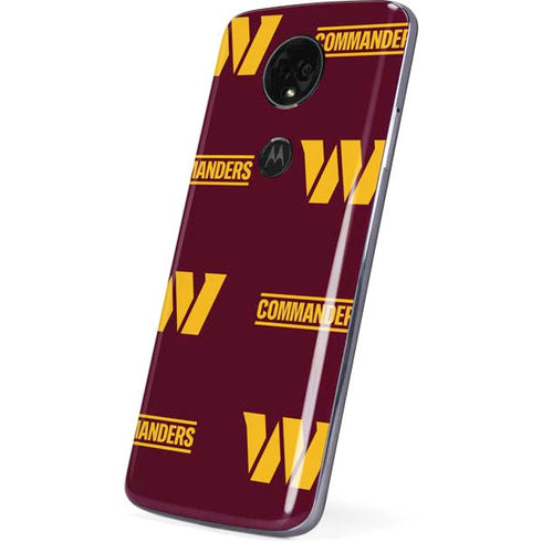 NFL Washington Commanders Blitz Series Moto E5 Plus Skin