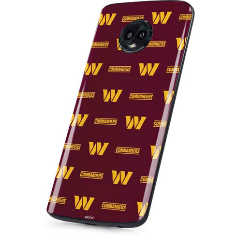 NFL Washington Commanders Blitz Series Moto G6 Skin