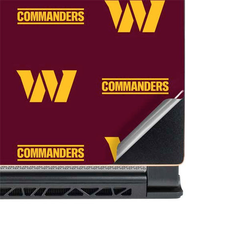 NFL Washington Commanders Blitz Series MSI GS65 Stealth Laptop Skin