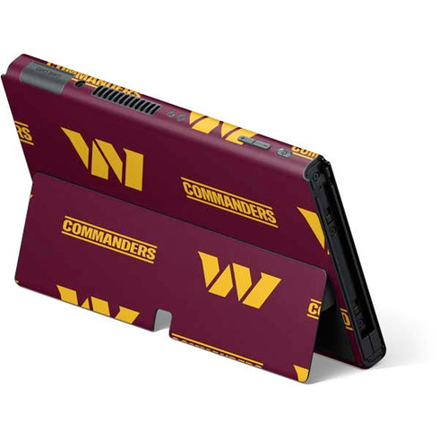 NFL Washington Commanders Blitz Series Nintendo Switch OLED (2021) Skin