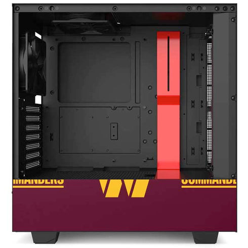 NFL Washington Commanders Blitz Series NZXT H510 Compact ATX Mid-Tower Case Skin