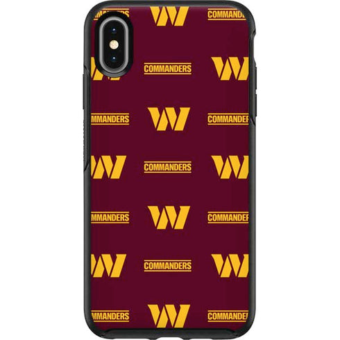 NFL Washington Commanders Blitz Series Otterbox Symmetry iPhone Skin