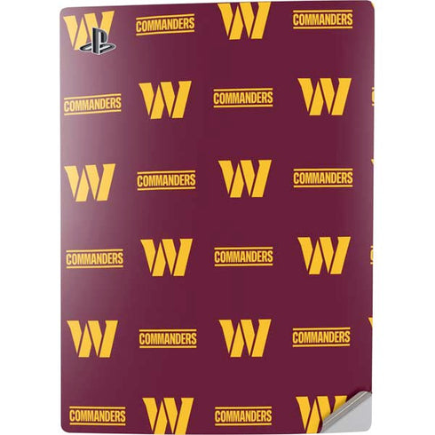 NFL Washington Commanders Blitz Series PS5 Digital Edition Console Skin