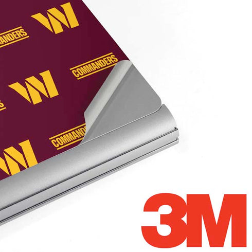 NFL Washington Commanders Blitz Series Surface Book 2 13.5in Skin