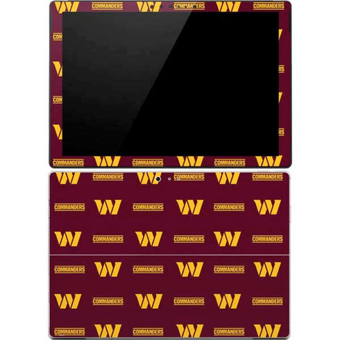 NFL Washington Commanders Blitz Series Surface Pro 4 Skin