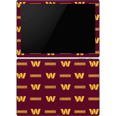 NFL Washington Commanders Blitz Series Surface Pro 6 Skin