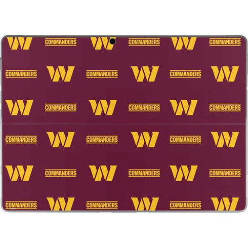 NFL Washington Commanders Blitz Series Surface Pro 8 Skin