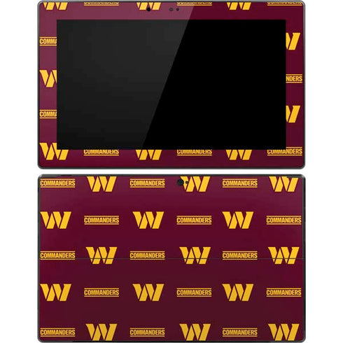 NFL Washington Commanders Blitz Series Surface Pro Tablet Skin