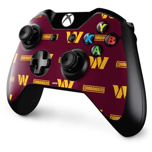 NFL Washington Commanders Blitz Series Xbox One Controller Skin