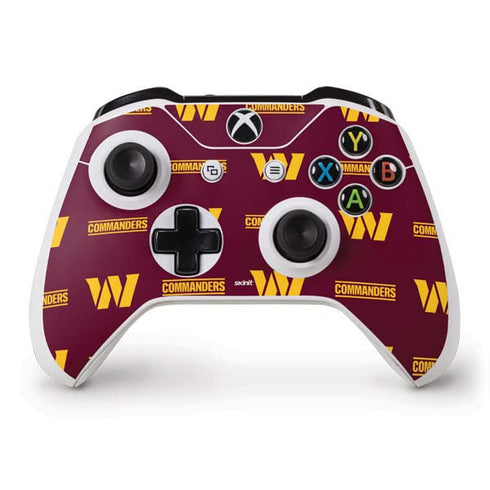 NFL Washington Commanders Blitz Series Xbox One S Controller Skin