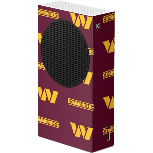 NFL Washington Commanders Blitz Series Xbox Series S Console Skin