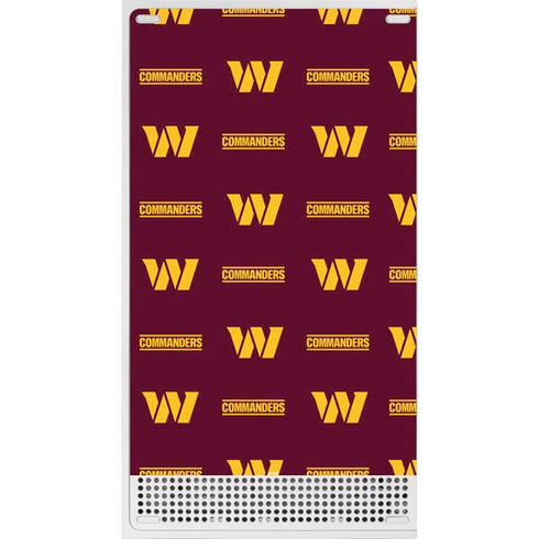 NFL Washington Commanders Blitz Series Xbox Series S Console Skin