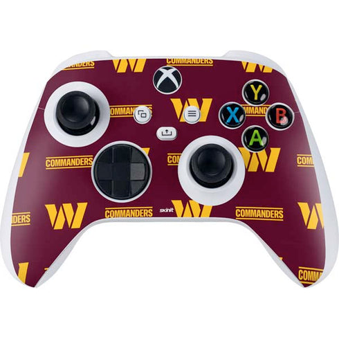 NFL Washington Commanders Blitz Series Xbox Series S Controller Skin