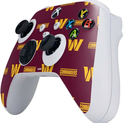 NFL Washington Commanders Blitz Series Xbox Series S Controller Skin