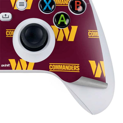 NFL Washington Commanders Blitz Series Xbox Series S Controller Skin