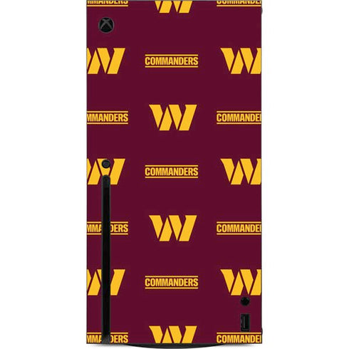 NFL Washington Commanders Blitz Series Xbox Series X Console Skin