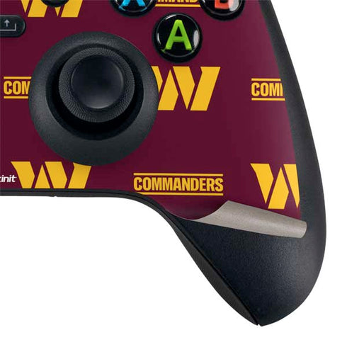 NFL Washington Commanders Blitz Series Xbox Series X Controller Skin