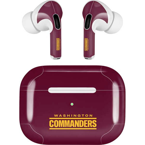NFL Washington Commanders Performance Series AirPods Pro 2nd Gen Skin