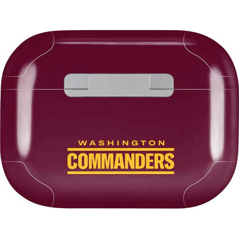 NFL Washington Commanders Performance Series AirPods Pro 2nd Gen Skin